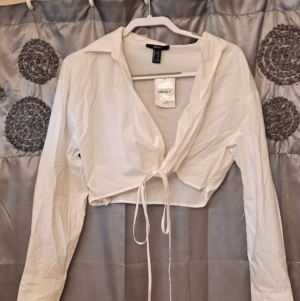 Wrap around crop top
